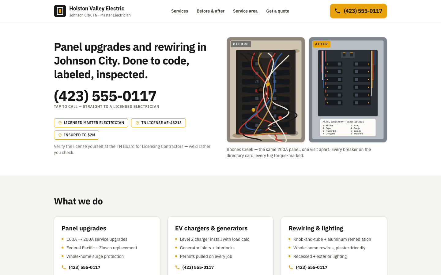 Electrical — Safety-Cert Trust — captured preview