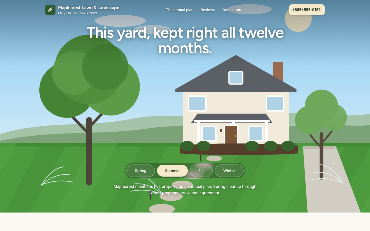 Landscaping — Four-Season Toggle — captured preview